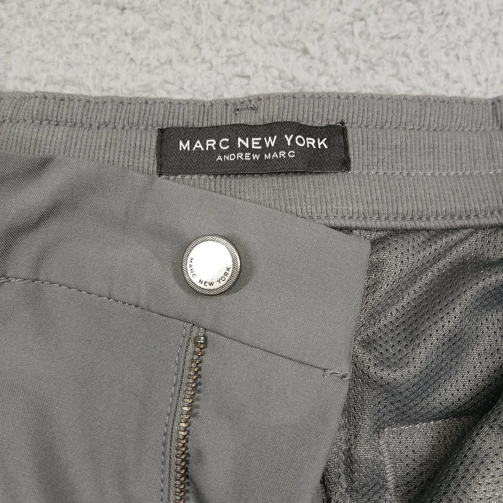 Marc New York Andrew Marc Men Tech Performance Chino Pants 36x34 Gray EUC‎